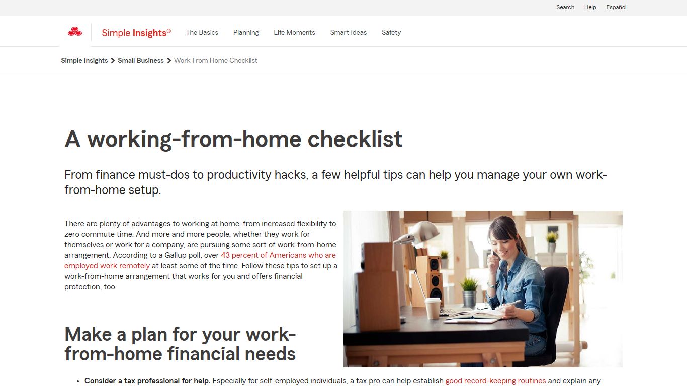 Work From Home Checklist for the Teleworker | State Farm®